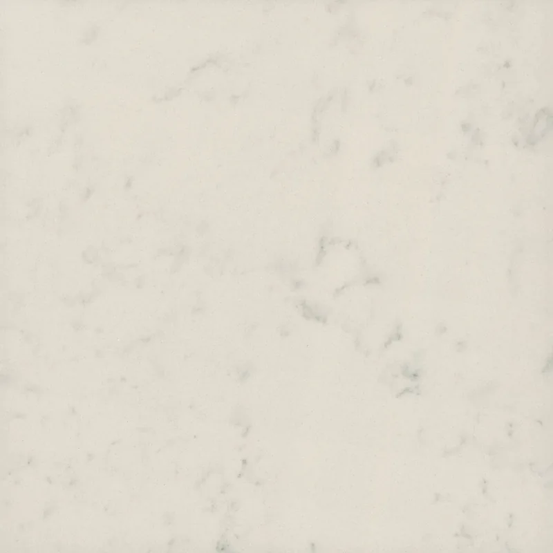 Corian Quartz Neve quartz swatch: gray marble-look surface with subtle veining