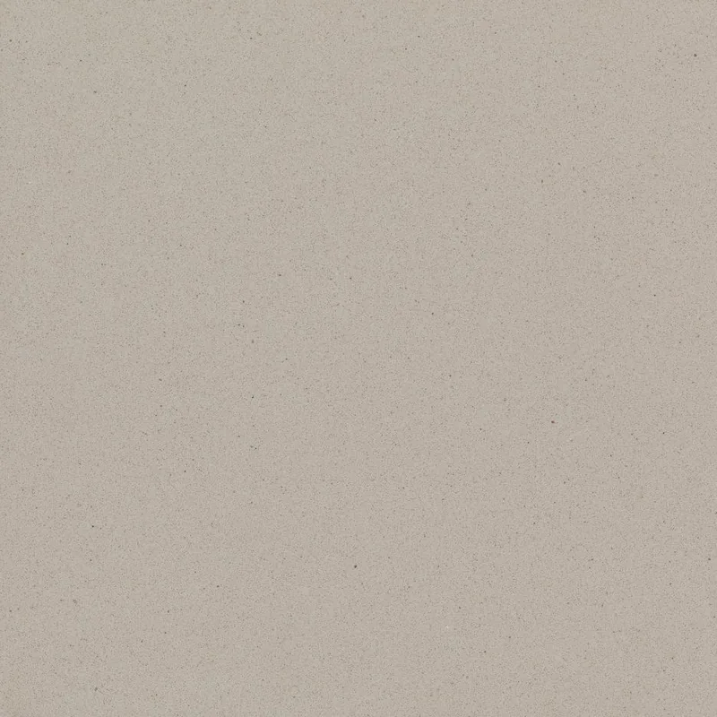 HanStone Quartz Artisan Grey swatch: mid-tone grey surface with even texture and leathered finish