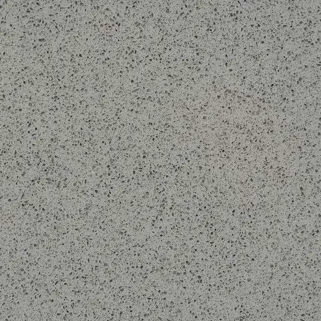HanStone Quartz Leaden swatch: strong grey surface with subtle natural texture