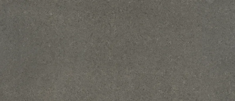 MSI Q Quartz Babylon Gray quartz slab: dark charcoal-gray background with fine granular texture