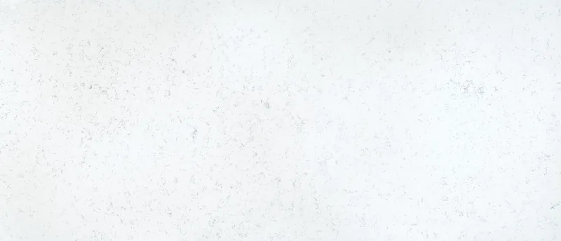 MSI Q Quartz Fairy White quartz slab: porcelain white background with fine silver and dove gray veins
