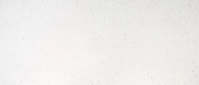 MSI Q Quartz New Carrara Marmi quartz slab: bright white background with very faint gray veins