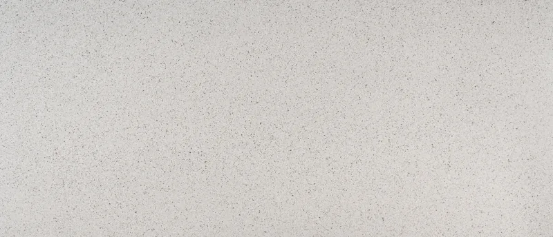 MSI Q Quartz Peppercorn White quartz slab: soft white base with fine even gray and dark specks