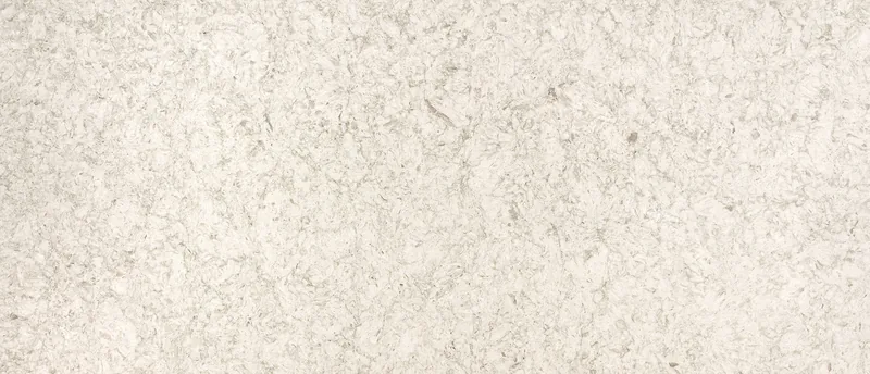 MSI Q Quartz Portico Cream quartz slab: cream and greige mottled background with soft gray clusters