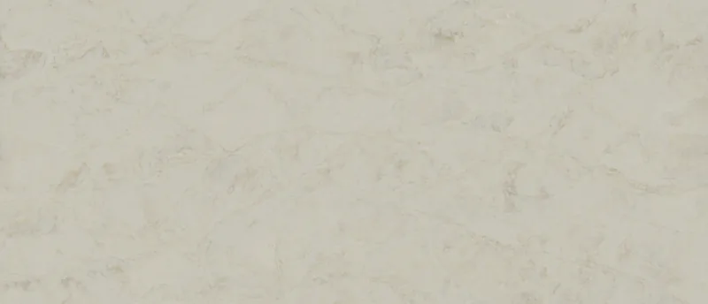 MSI Q Quartz Serataj quartz slab: warm ivory background with interwoven soft blonde veins