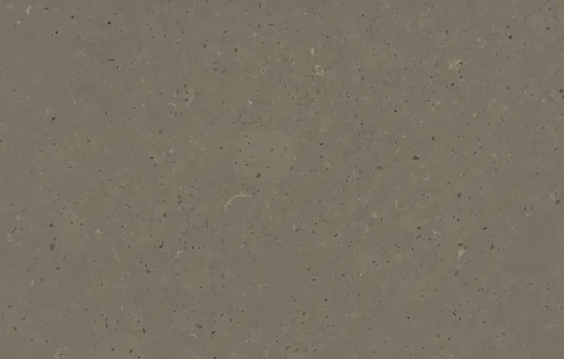 Silestone Brass Relish countertop swatch: olive-brown sandstone-look surface with fine grain