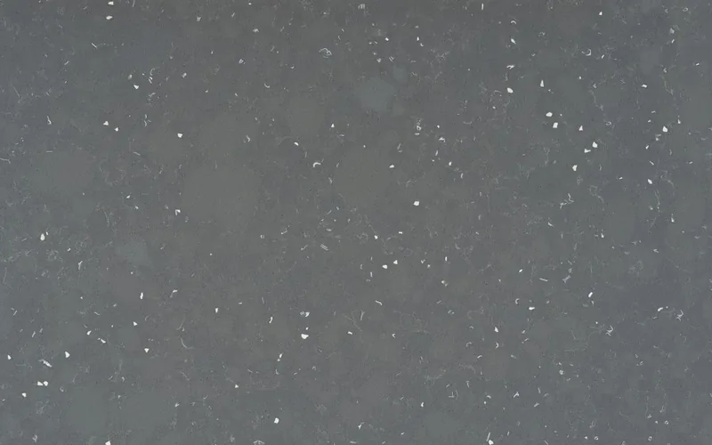 Silestone Ffrom02 countertop swatch: dark gray background with scattered white flecks