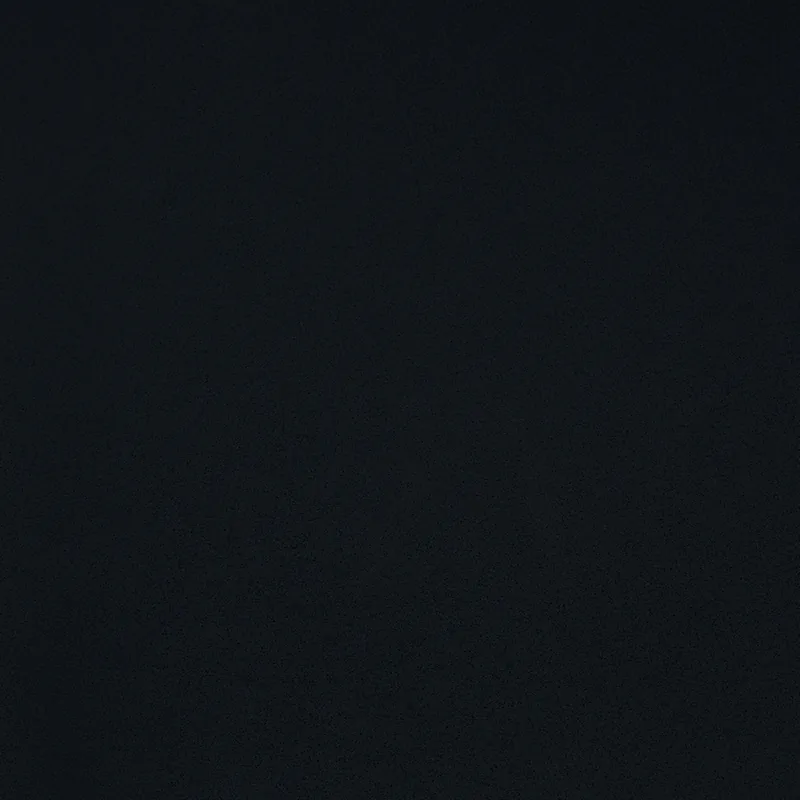 Viatera Obsidian Night quartz swatch: deep uniform black surface