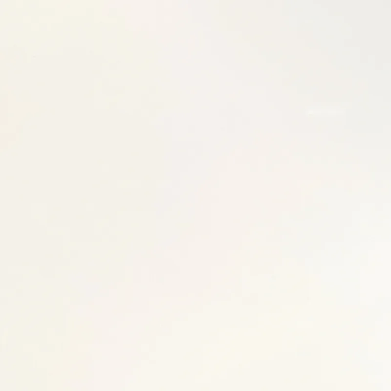 Viatera Snow White quartz swatch: bright nearly chip-free white surface