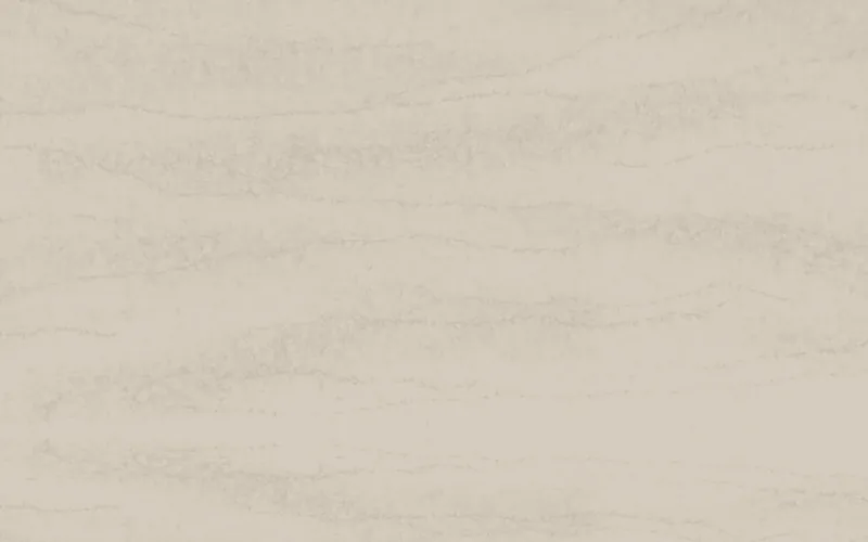 Wilsonart Bregava quartz swatch: beige marble-look surface with moderate veining