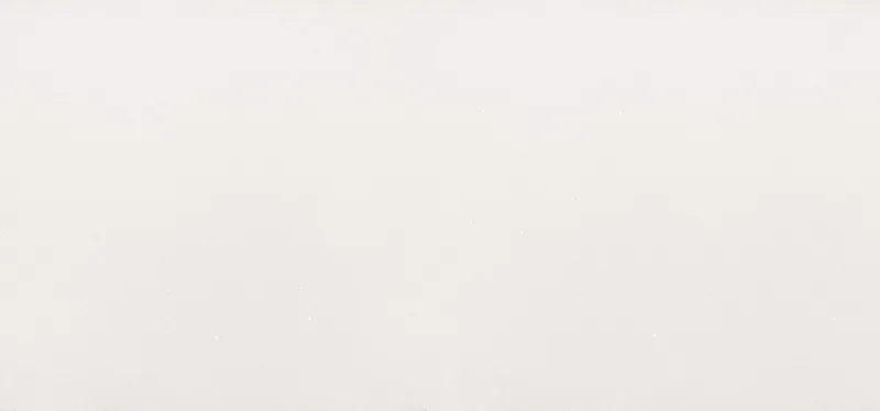 Wilsonart Marfa quartz swatch: white fine-speckled surface with no veining