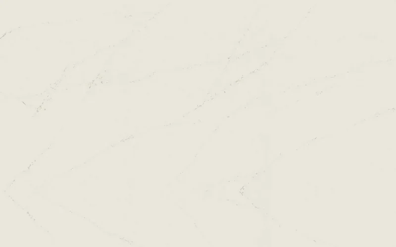 Wilsonart Savannah Drift quartz swatch: cream marble-look surface with subtle veining