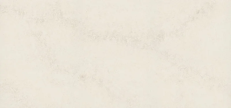 Wilsonart Vienna Canyon quartz swatch: cream marble-look surface with moderate veining