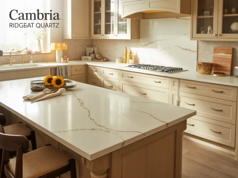 Cambria Ridgegate quartz countertop