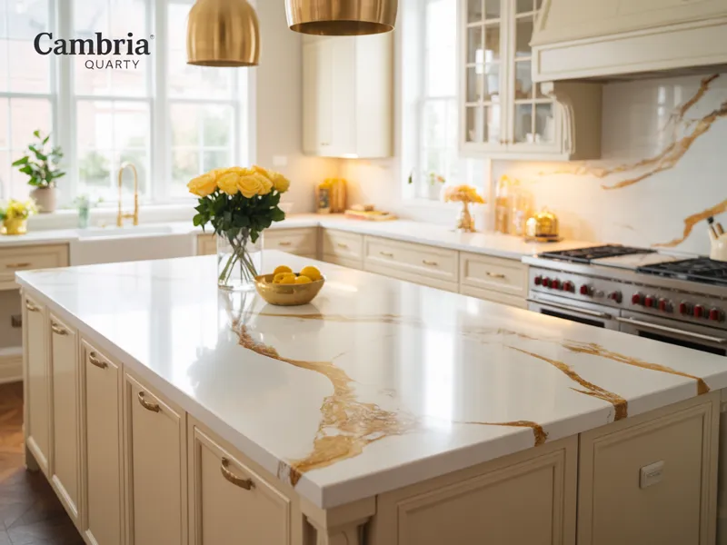 Cambria Summerhill quartz countertop